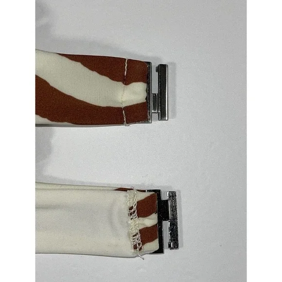 Veronica Beard Azoia Tie Front Bikini Bottoms and Dyer Tiger Stripe Bikini Top - Picture 9 of 12